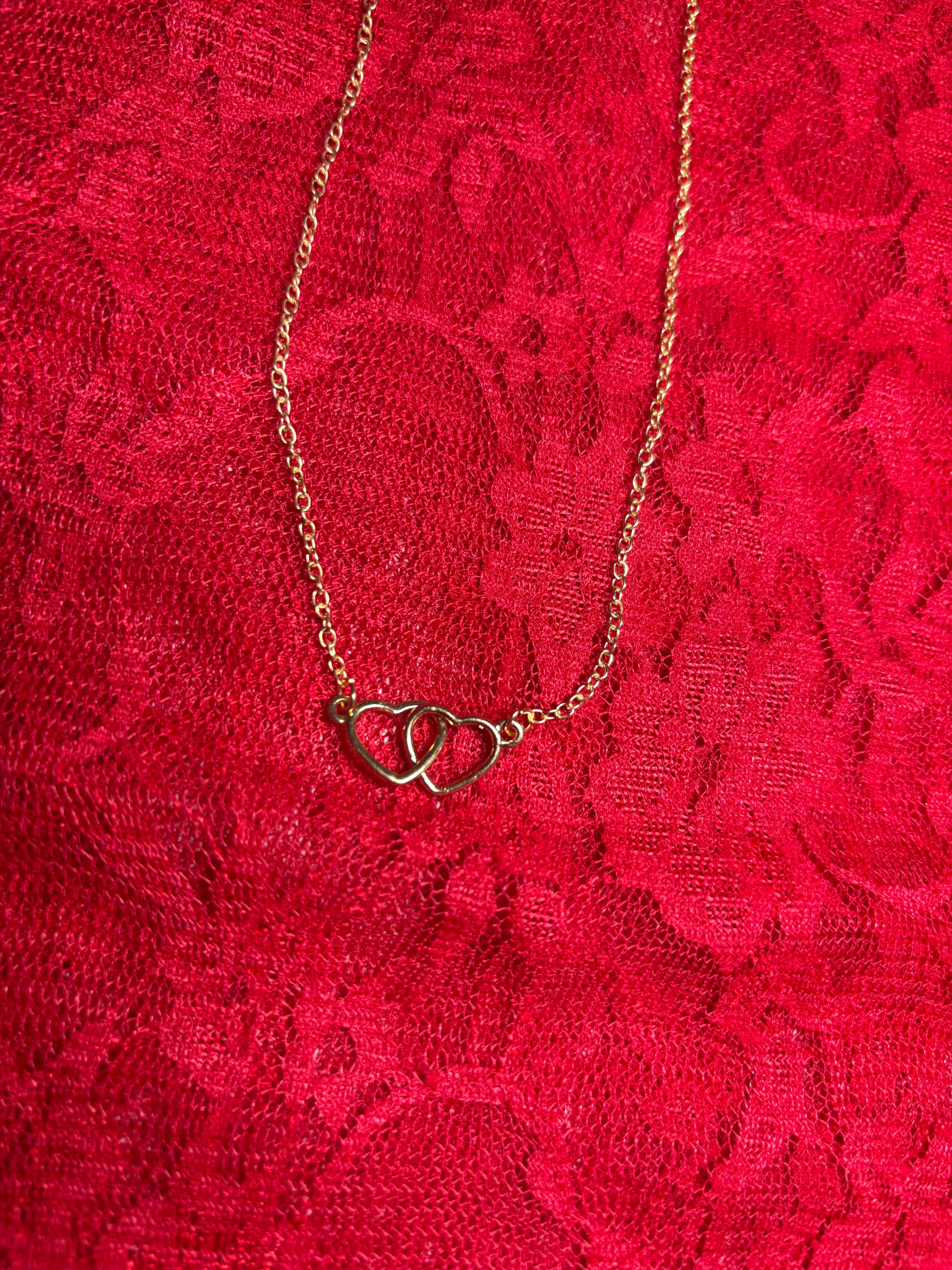 Twins Heart Necklace