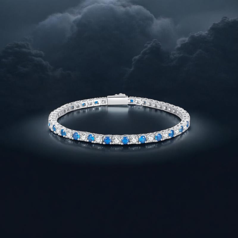 Blue Diamond Bracelet Link