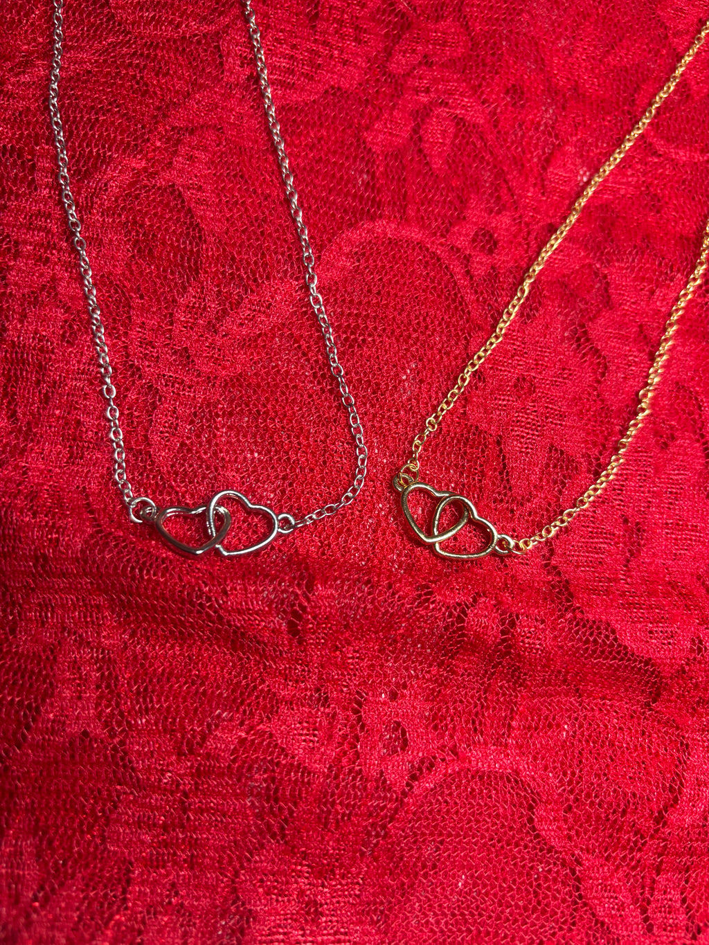Twins Heart Necklace