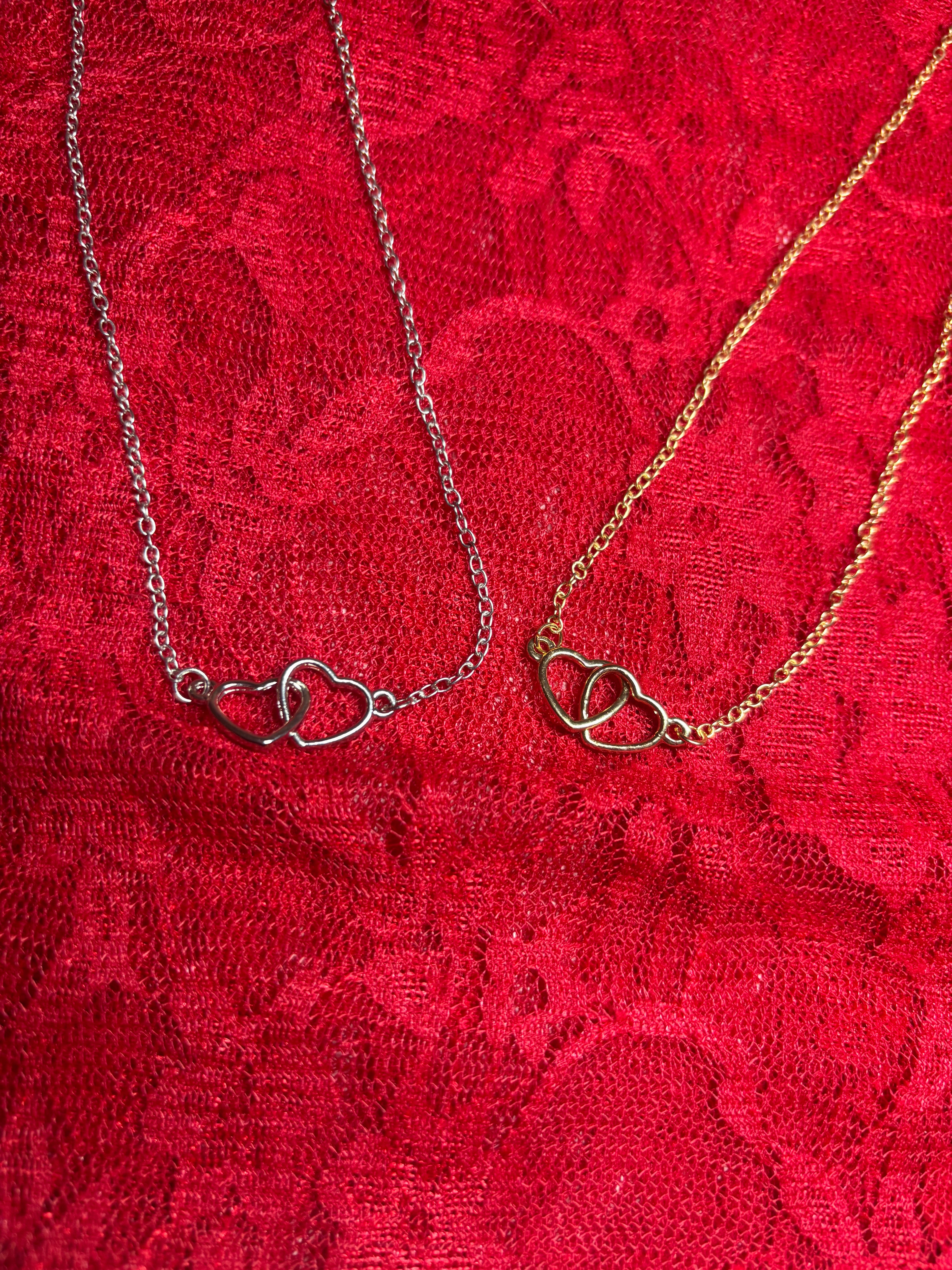 Twins Heart Necklace