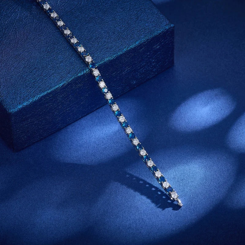 Blue Diamond Bracelet Link