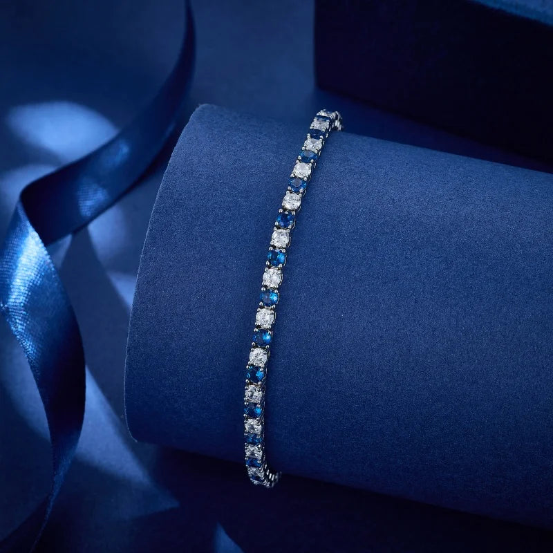 Blue Diamond Bracelet Link