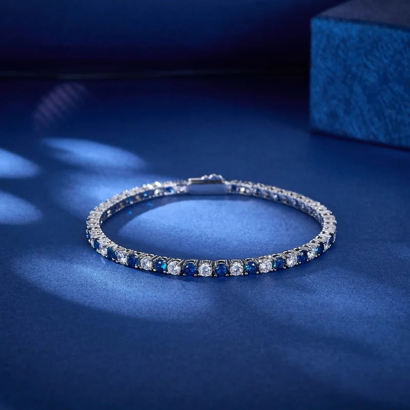 Blue Diamond Bracelet Link